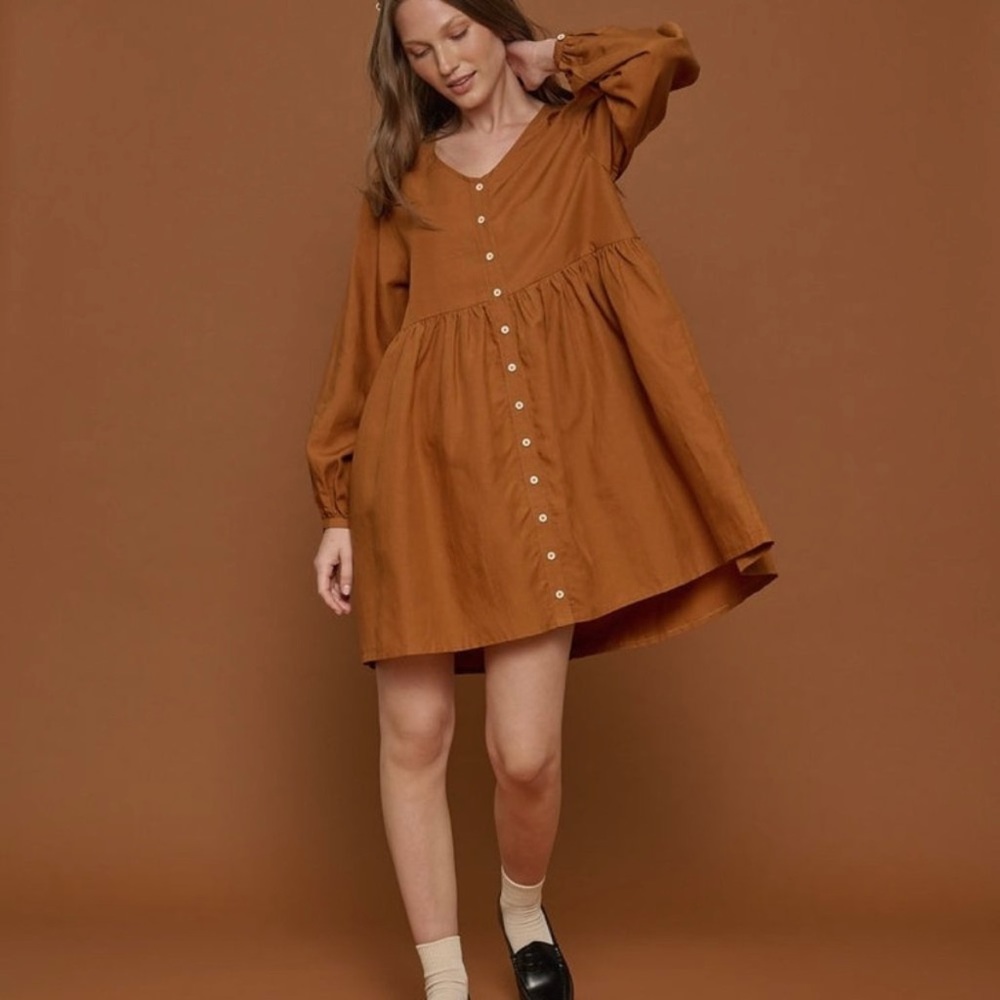 Tradlands Remi Mini Dress in Sienna
